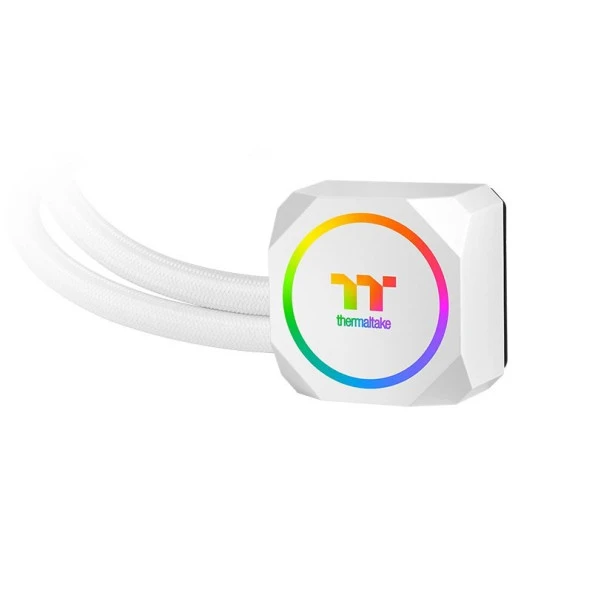 THERMALTAKE 360MM TH360 SNOW EDITION ARGB AM5-1700P SIVI SOĞUTMALI İŞLEMCİ FANI BEYAZ - Resim 2
