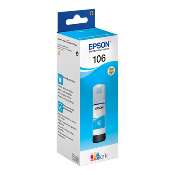 Epson C13t00r240 (106) Mavi Mavi Kartuş 70Ml L7160, L7180 ürün görseli
