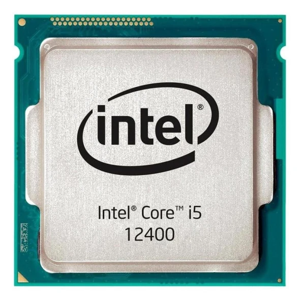 INTEL CORE i5 12400 18MB 6 Çekirdekli O/B UHD VGA 1700p Kutusuz+Fansız