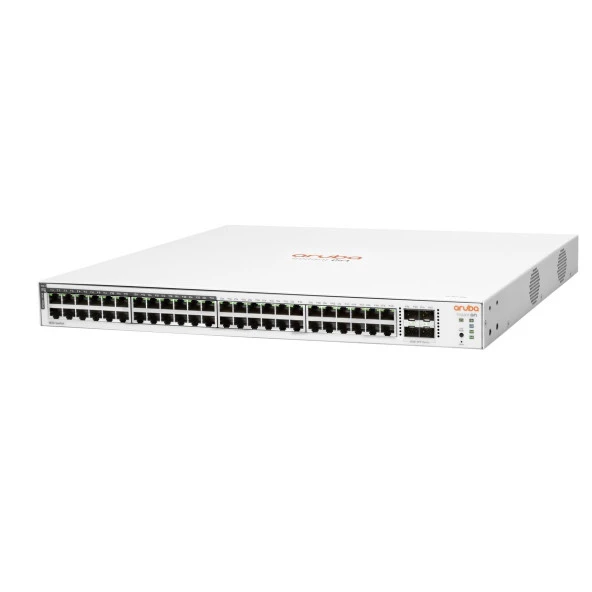 ARUBA 48port 370w 24port PoE Instant On 1830-48G JL815A GIGABIT 4X SFP Yönetilebilir Switch RackMount - Resim 2