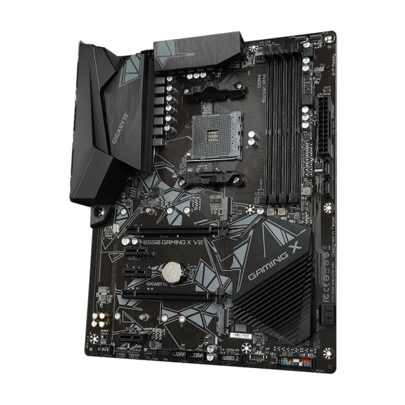 GIGABYTE B550 GAMING X v2 DDR4 HDMI DVI PCIe 16X v4.0 AM4 ATX - 2