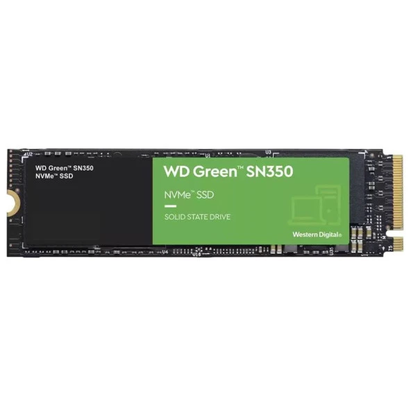 WD 1TB GREEN SN350 WDS100T3G0C 3200-2500MB/s M2 NVME GEN3 DİSK
