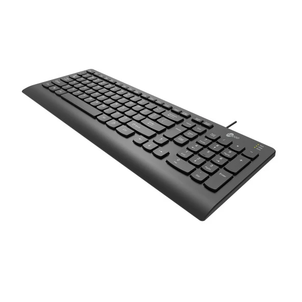 LENOVO LECOO KB103 USB Q Trk Siyah Multimedya Klavye - 3