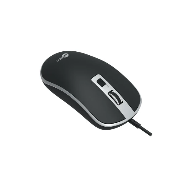 LENOVO LECOO MS104 USB 1600dpi Optic Siyah Mouse - 3