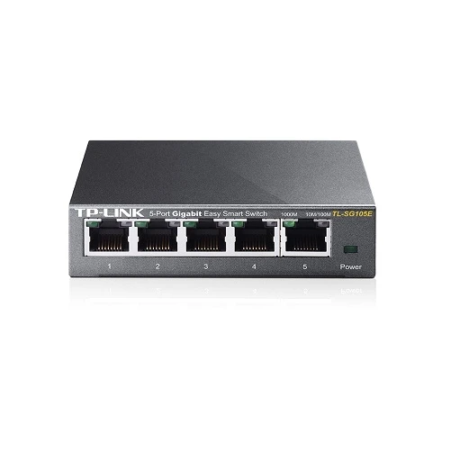 TP-LINK 5port TL-SG105E GIGABIT Yönetilebilir Switch Masaüstü - 1
