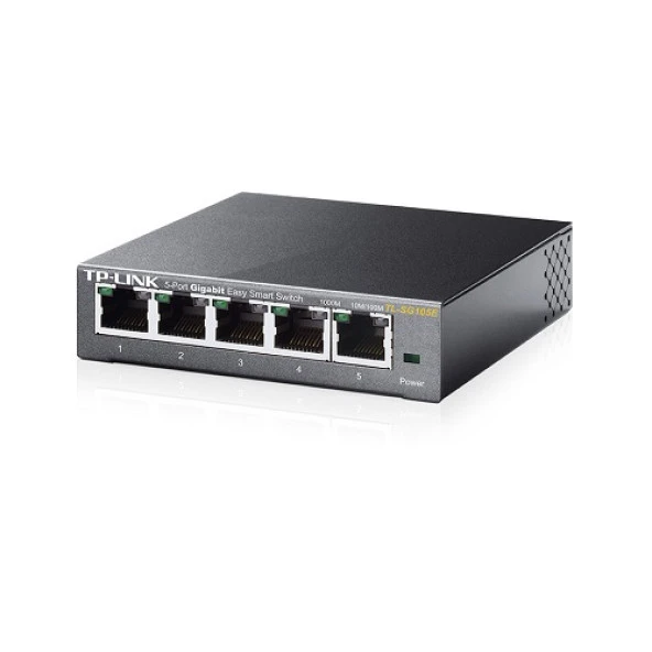 TP-LINK 5port TL-SG105E GIGABIT Yönetilebilir Switch Masaüstü - 3