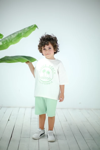 California Baskılı İkili Takım - 11