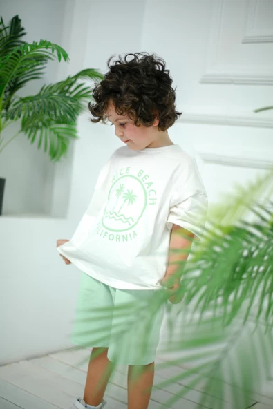 California Baskılı İkili Takım - 12