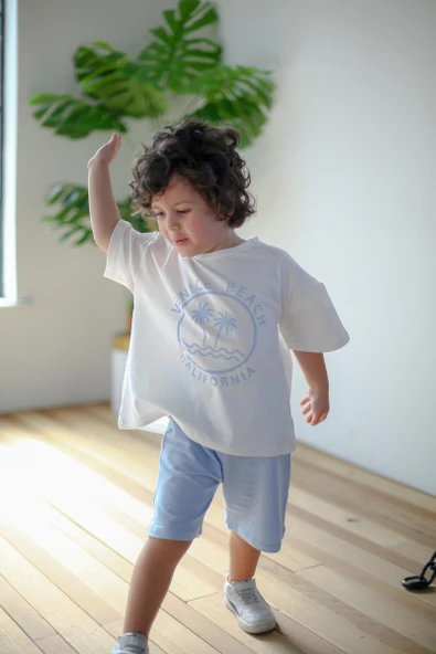 California Baskılı İkili Takım - 8