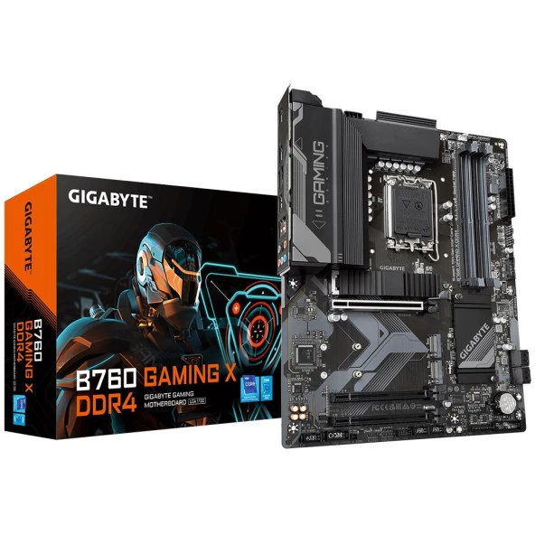 GIGABYTE B760M GAMING X DDR4 HDMI DP PCIe 16X v4.0 1700p ATX ürün görseli