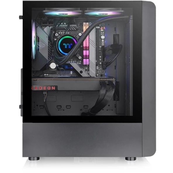 THERMALTAKE 500W 80+ S200 TG 4-RGB FANLI GAMING MID-TOWER PC KASASI - Resim 4