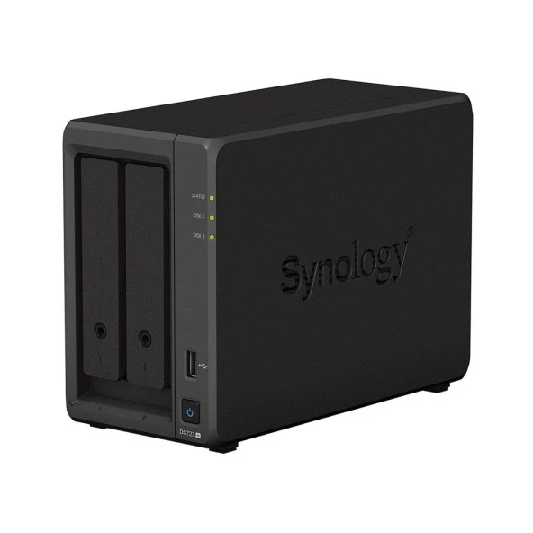 SYNOLOGY DS723+ RYZEN R1600-2GB RAM-2-diskli Nas Sunucu (disksiz)