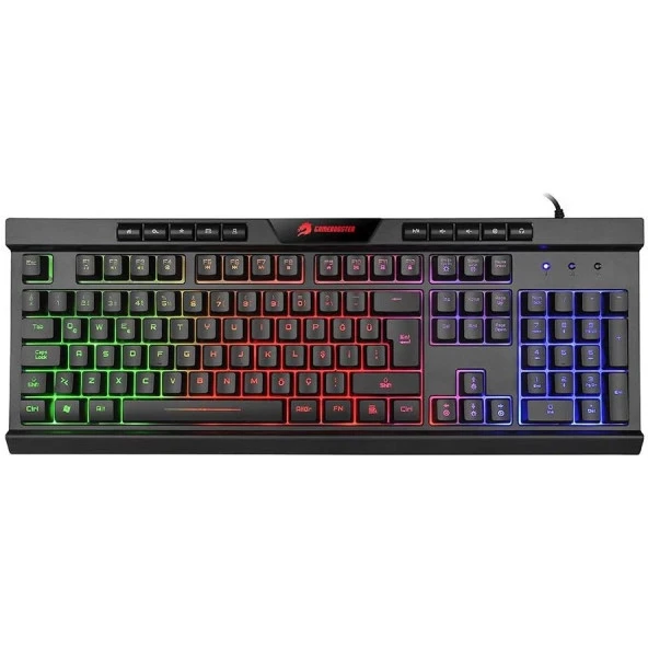 GameBooster GB-G69K USB Q Trk Rainbow Aydınlatmalı Siyah Gaming Klavye - 1