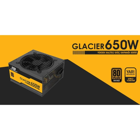 PowerBOOST 650W 80+ BRONZE BST-ATX650B 12cm Fanlı Power Supply