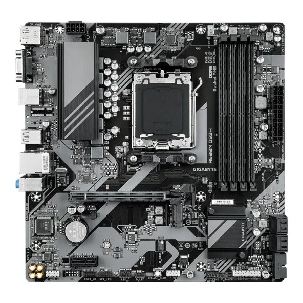 GIGABYTE A620 A620M-DS3H DDR5 HDMI-DP PCIE 4.0 AM5 mATX - 2