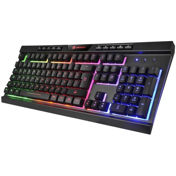 GameBooster GB-G69K USB Q Trk Rainbow Aydınlatmalı Siyah Gaming Klavye - 3