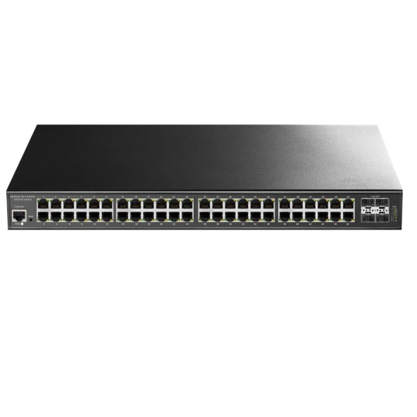 CUDY 48port GS2048PS4-720W Gigabit 4X- 10GbE SFP Full PoE 720w Yönetilebilir Switch