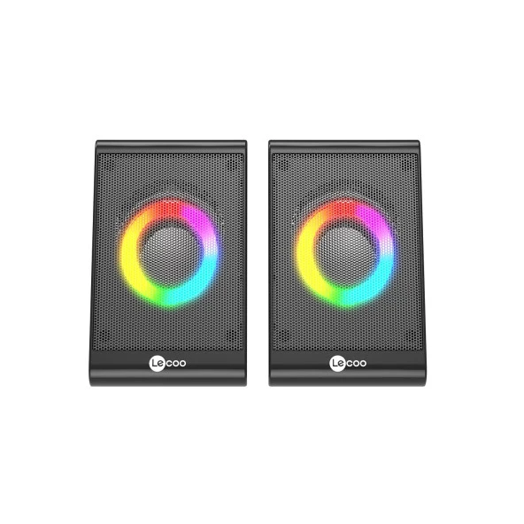 LENOVO LECOO DS100 1+1 Siyah 6w RMS Hoparlör RGB Ledli