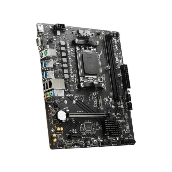 MSI PRO A620M-E DDR5 HDMI PCIe 16X v4.0 AM5 mATX - Resim 4