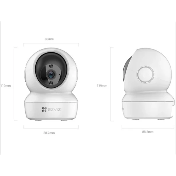 EZVIZ 4MP BOX 4MM CS-H6C PAN/TILT WIFI KAMERA - 2
