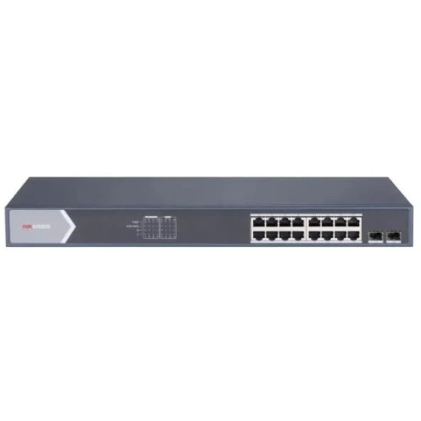 HIKVISION 16port 125w FULL PoE DS-3E0518P-E/M 10/100 Yönetilebilir Gigabit Switch