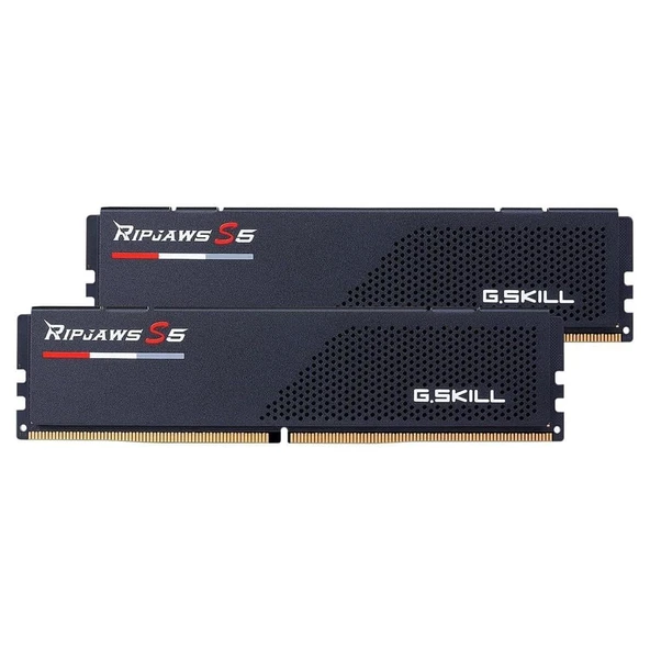 GSKILL 64GB (2X 32GB) DDR5 6400MHZ DUAL KIT PC RAM RIPJAWS S5 F5-6400J3239G32GX2-RS5K ürün görseli