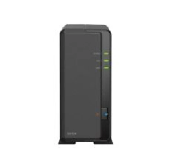 SYNOLOGY DS124 REALTEK QC- 1GB RAM- 1-diskli Nas Server (Disksiz)