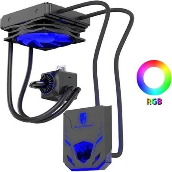 DEEPCOOL BARONKASE SIVI SOĞUTMALI AM4-1200p İŞLEMCİ FANI DAHİL GAMING MID-TOWER PC KASASI - 3