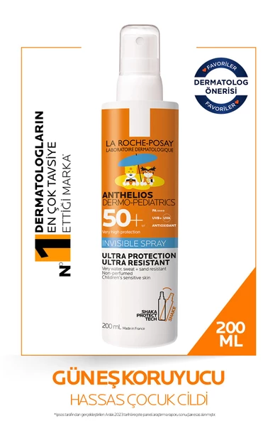 La Roche Posay Anthelios Dermo Pediatrics Spray Spf50+ 200ml