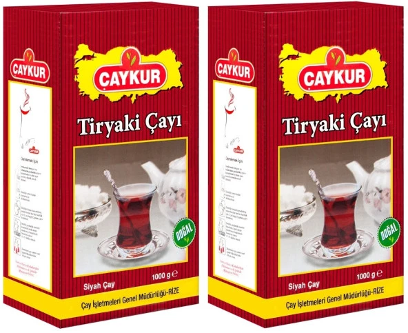 Çaykur Tiryaki Çayı Siyah Çay 2x1 Kg