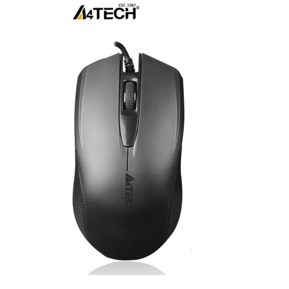 A4 Tech Op-760 Usb 1000 Dpı Siyah Mouse - Resim 2