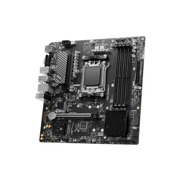 MSI PRO B650M-P DDR5 HDMI-DP PCIE 4.0 AM5 mATX - Resim 3
