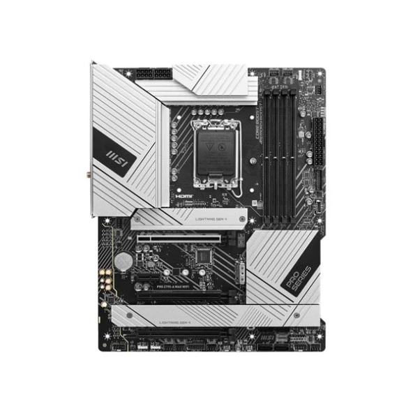 MSI PRO Z790-A MAX WIFI-6E DDR5 HDMI-DP PCIE 4.0 1700p ATX - 2