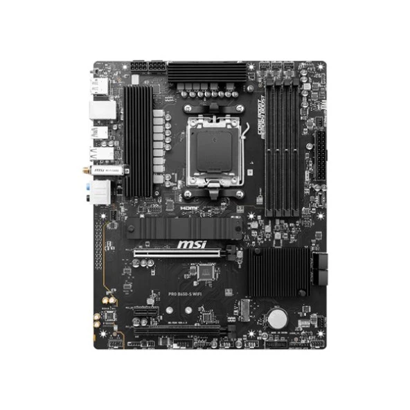 MSI PRO B650-S WIFI-6E DDR5 HDMI-DP PCIE 4.0 AM5 ATX - Resim 2