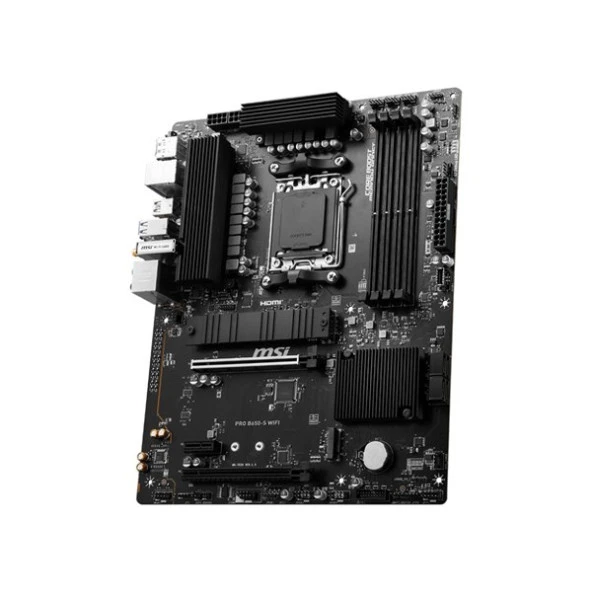 MSI PRO B650-S WIFI-6E DDR5 HDMI-DP PCIE 4.0 AM5 ATX - Resim 3