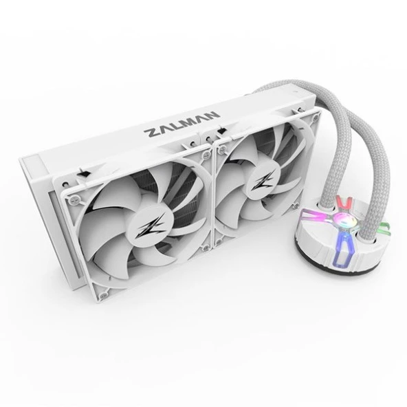 ZALMAN 240MM RESERATOR5-Z24-WH RGB SIVI SOĞUTMALI AM5-1700P İŞLEMCİ FANI BEYAZ ürün görseli