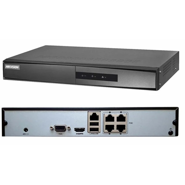 HIKVISION 4kanal 1080p DS-7104NI-Q1/M 1X- H265+ NVR Kayıt Cihazı ürün görseli