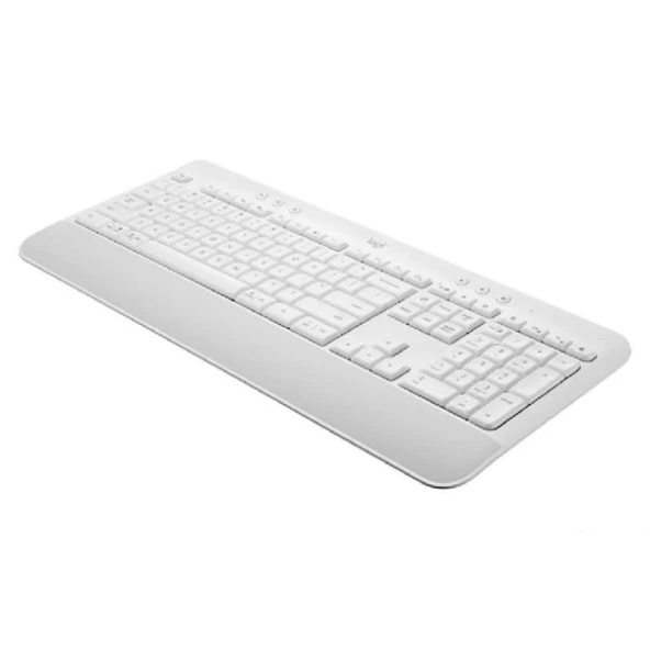LOGITECH Q SIGNATURE 920-010973 Kablosuz Beyaz Klavye - Resim 3