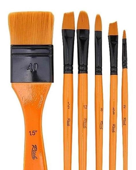 Rich Zemin Fırça Karma Set 6 lı No 8 - 3