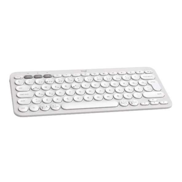 LOGITECH Pebble Keys 2 K380s 920-011860 Bluetooth Klavye Beyaz - Resim 2