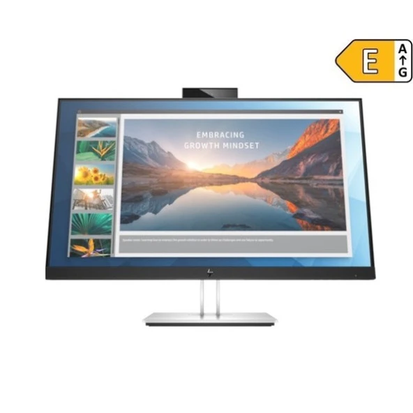 HP 23.8" IPS E24D G4 6PA50AS 5MS 75HZ HDMI-DP-USBC PIVOT KAMERALI MULTIMEDYA MONİTÖR