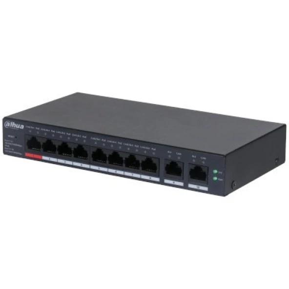DAHUA 8port CS4010-8GT-110 Gigabit Cloud PoE Yönetilebilir Switch - Resim 2