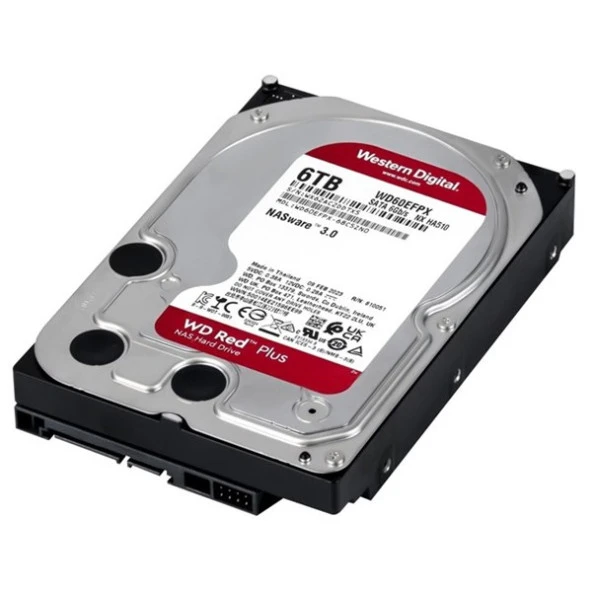 WD 6TB RED WD60EFPX 256MB 5400RPM SATA-3 NAS DİSKİ - Resim 2