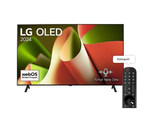 OLEDB46 77 inç 195 Ekran 4K Smart AI Sihirli Kumanda Dolby Vision webOS24 OLED TV