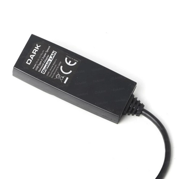 DARK DK-AC-U31XGLAN Type-C 10/100/1000Mbps Gigabit Ethernet Adaptörü - Resim 4