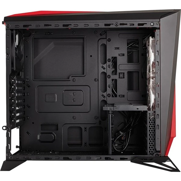 CORSAIR CARBIDE SPEC-ALPHA KC-CC-9011085-WW GAMING MID-TOWER PC KASASI SIYAH KIRMIZI - Resim 5