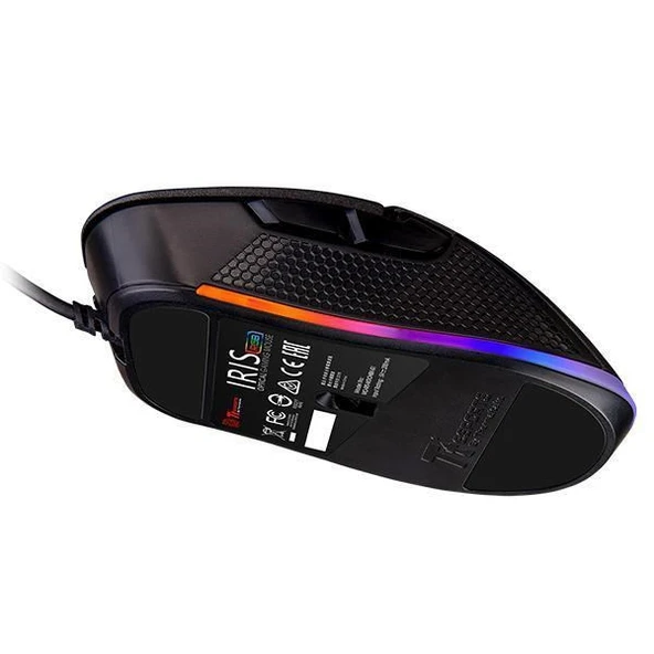 Thermaltake TT eSPORTS IRIS TTS-MO-IRS-WDOHBK-01 RGB Optical Gaming Mouse - Resim 2