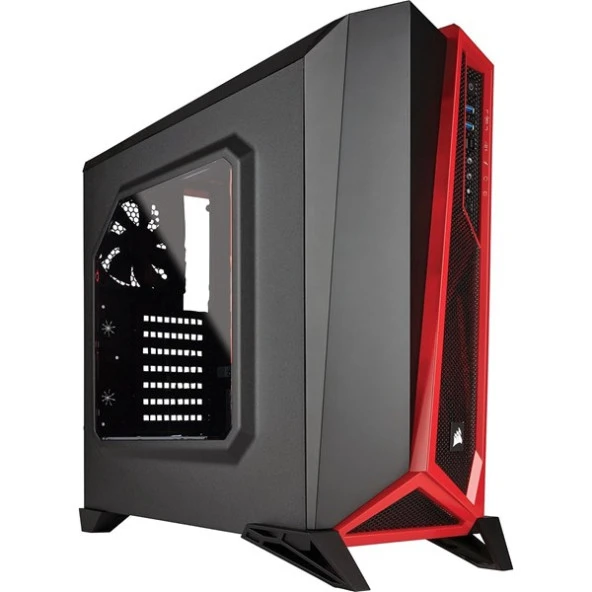 CORSAIR CARBIDE SPEC-ALPHA KC-CC-9011085-WW GAMING MID-TOWER PC KASASI SIYAH KIRMIZI ürün görseli