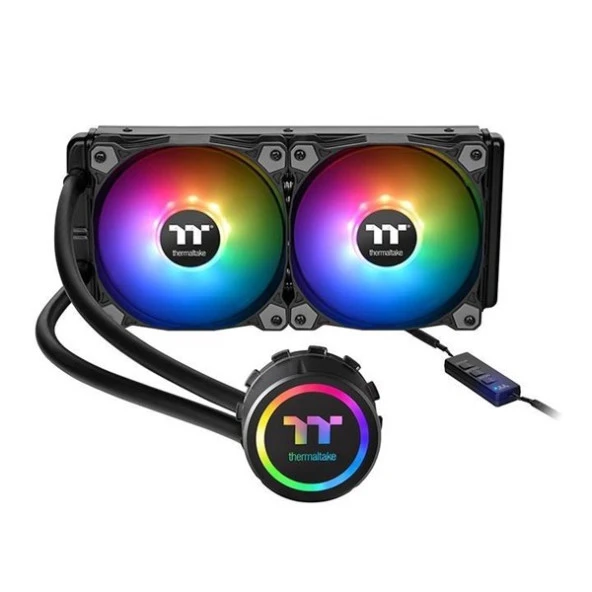 THERMALTAKE 240MM WATER 3.0 240 CL-W233-PL12SW-B ARGB AM4-2066P SIVI SOĞUTMALI İŞLEMCİ FANI ürün görseli