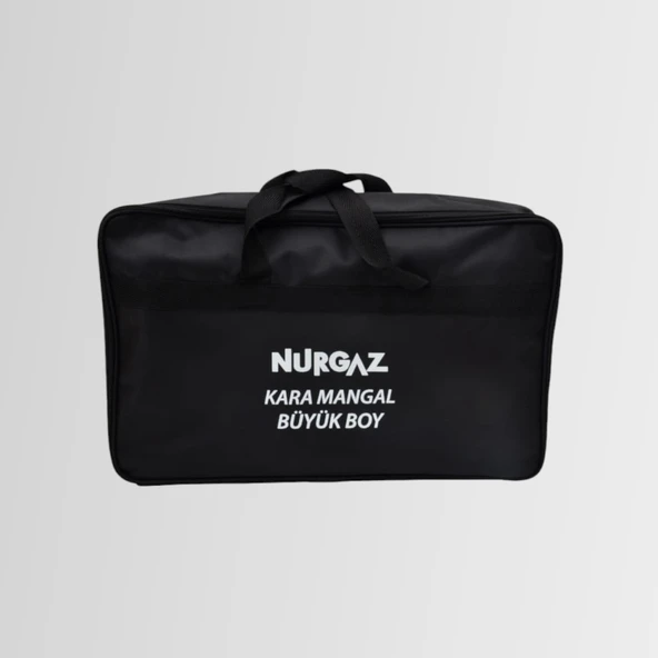 Nurgaz Ng-Kmb Kara Mangal Büyük Boy Katlanır Ayaklı Çantalı - 5